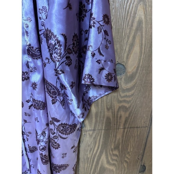 Delicates silky Satin midi duster robe housecoat - Picture 4 of 6